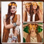 Groovy 60s/70s Women’s Disco & Hippie Outfit Set