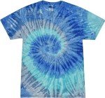 Groovy Blue Tie-Dye T-Shirt for Everyone