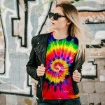 Groovy Rainbow Tie-Dye Tee for All Ages