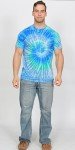 Groovy Blue Tie-Dye T-Shirt for Everyone