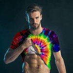 Groovy Rainbow Tie-Dye Tee for All Ages