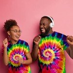 Groovy Rainbow Tie-Dye Tee for All Ages