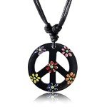 Peace Sign Pendant Necklace - 60s and 70s Vibe