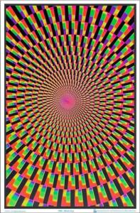 Mind's Eye Blacklight Flocked Poster - 23" x 35