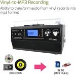 Bluetooth Turntable with Stereo Speaker and Converter
