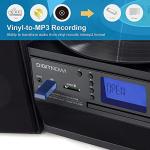 Bluetooth Turntable with Stereo Speaker and Converter