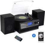 Bluetooth Turntable with Stereo Speaker and Converter