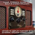 Victrola Quincy 6-in-1 Bluetooth Record Player