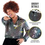 Groovy 70s Disco Shirt Costume for Men