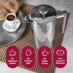 Mueller French Press Stainless Steel Coffee Maker