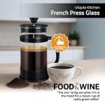 Utopia Kitchen French Press 34oz Coffee Maker - Black
