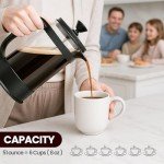 Utopia Kitchen French Press 34oz Coffee Maker - Black