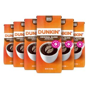 Dunkin' Medium Roast Whole Bean Coffee, 12 oz