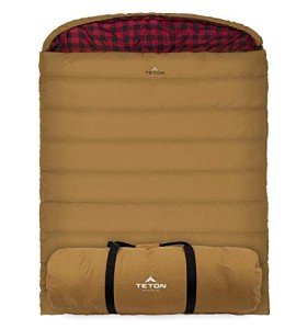 TETON Sports Double Queen-Size Canvas Sleeping Bag