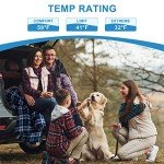 AGEMORE Waterproof Queen Size Double Sleeping Bag