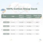 Organic Cotton Baby Sleep Sack - 3 Pack