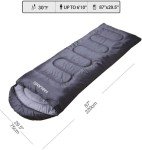 4-Season Waterproof Sleeping Bag for Camping & Hiking