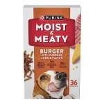 Purina Moist & Meaty Cheddar Burger Dog Food