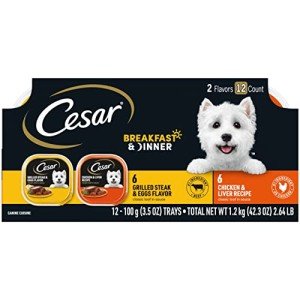 Cesar Wet Dog Food Variety Pack, 12 Trays