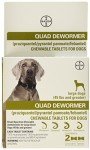 Bayer Quad Dewormer for Large Dogs - 2 Tablets