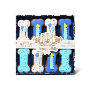 Puppy Birthday Cookie Gift Set - Bone Shapes