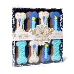 Puppy Birthday Cookie Gift Set - Bone Shapes