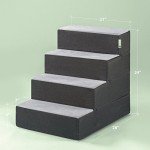 ZINUS X-Large Pet Stairs and Ramp - Grey