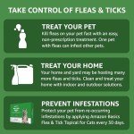 Flea and Tick Treatment for Cats, 3 Pack