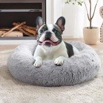 Cozy Round Anti-Anxiety Bed for Small Dogs