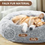 Cozy Round Anti-Anxiety Bed for Small Dogs