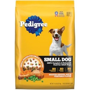 Pedigree Small Dog Food, Roasted Chicken Flavor, 14 lb