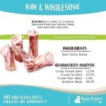 Beef Marrow Bones for Large Dogs - 12 Pack