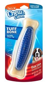 Hartz Bacon Scented Tuff Bone Dog Chew Toy