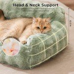 Cozy Orthopedic Dog Couch Bed - Ivory White