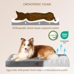 Orthopedic Extra Large Dog Bed with Washable Cover