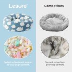 Cozy Round Dog Bed for Indoor Pets - Blue