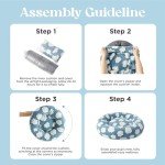 Cozy Round Dog Bed for Indoor Pets - Blue