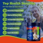 YoYoBay Natural Flea & Tick Chews for Dogs