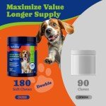 YoYoBay Natural Flea & Tick Chews for Dogs