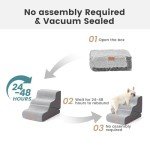 Curved Pet Stairs for Small Dogs - 4 Steps