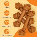 Peanut Butter Rawhide-Free Dog Chews - 4 Count