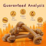 Peanut Butter Rawhide-Free Dog Chews - 4 Count