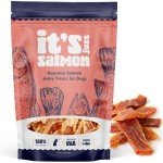 100% Natural Salmon Jerky Dog Treats, 10oz