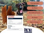 100% Natural Salmon Jerky Dog Treats, 10oz