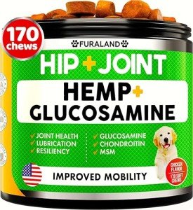 Hemp Joint Supplement for Dogs - 170 Chews