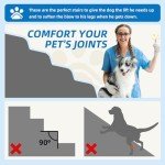 4-Step Dog Stairs for Small Pets - Grey