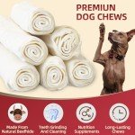 Long-Lasting Rawhide Chews for Medium Large Dogs