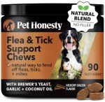 Natural Flea and Tick Chews for Dogs - Bacon