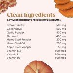 Natural Flea and Tick Chews for Dogs - Bacon