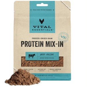 Beef Freeze-Dried Raw Dog Food Topper, 6 oz